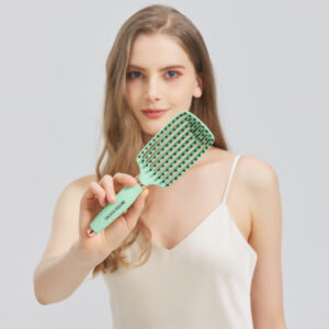 OVIA BV MINT - Szczotka do włosów z włosiem dzika