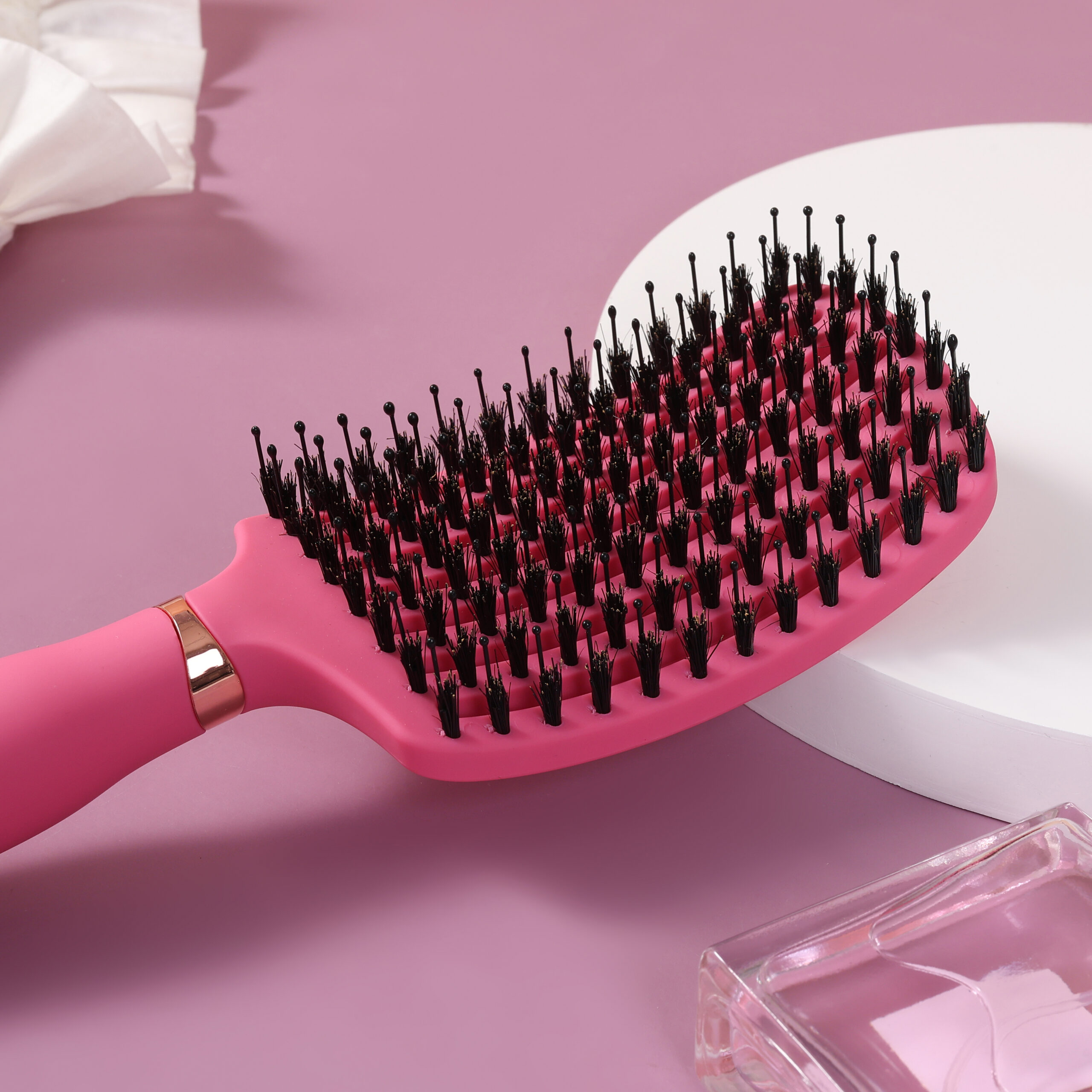 Sister Young OVIA Fuchsia – naturalne włosie dzika i nylonowe szpilki