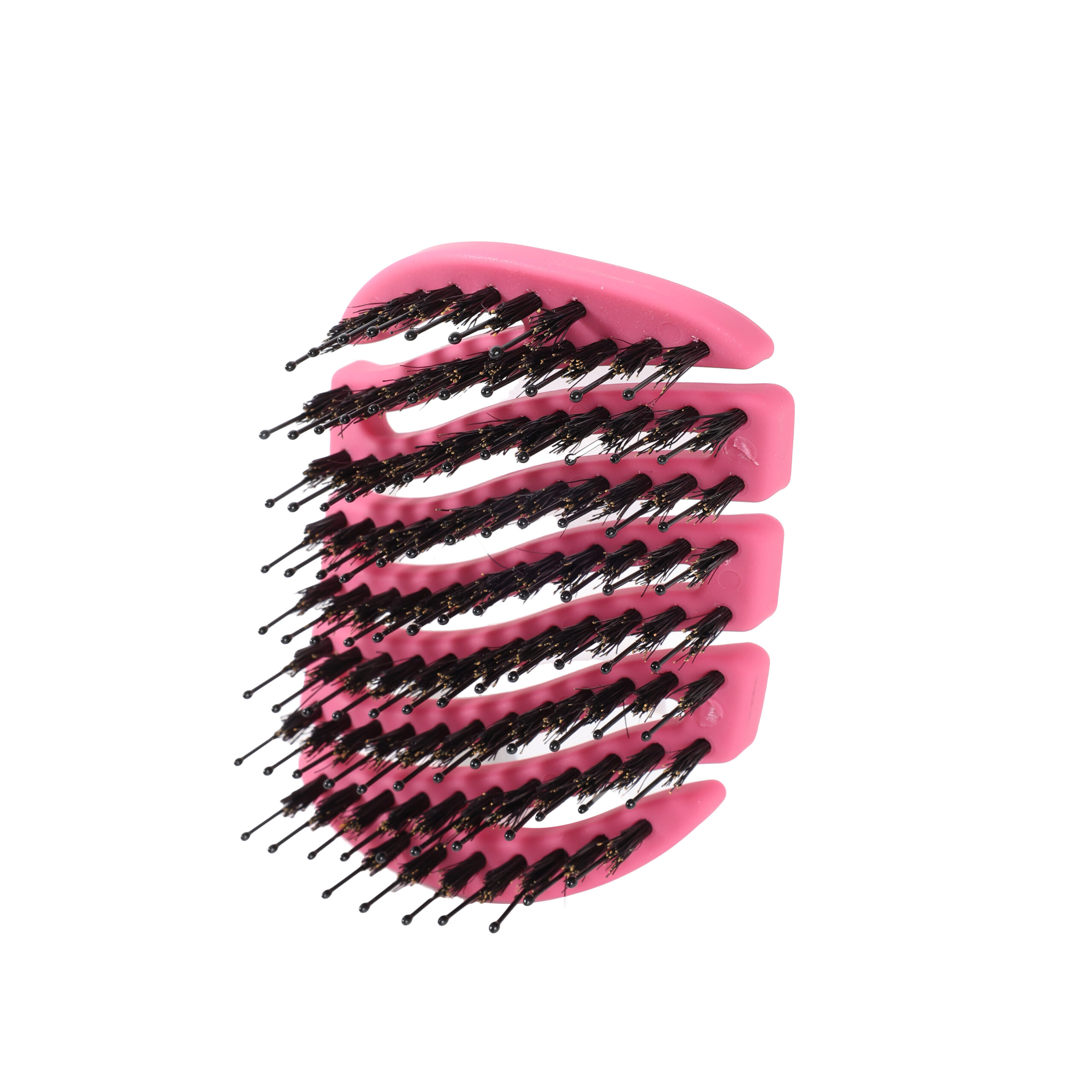MILA BV FUCHSIA z widocznym włosiem dzika i nylonowymi szpilkami na białym tle