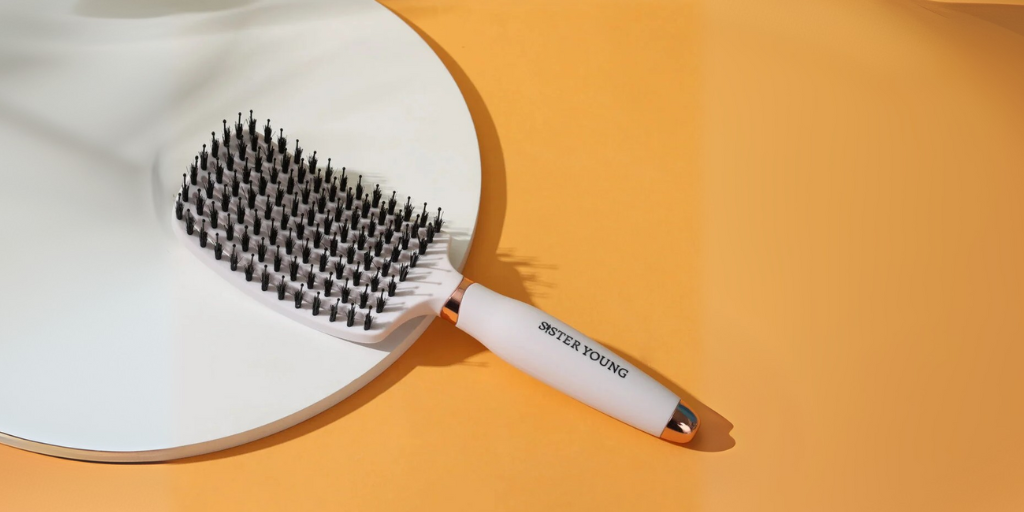 Szczotka do włosów z włosiem dzika OVIA BV NUDE