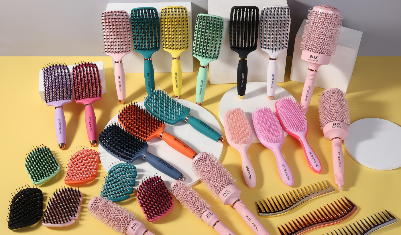 Modelowanie krótkich włosów na szczotce