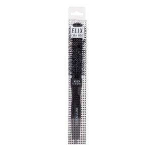 Okrągła szczotka Sister Young ELIX Cera Heat Black+ 25 mm w opakowaniu na białym tle