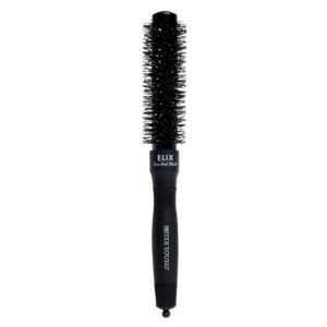 Szczotka Sister Young ELIX Cera Heat Black+ 25 mm na białym tle, z widoczną czarną rączką i włosiem