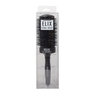 Okrągła szczotka do modelowania Sister Young ELIX BLACK+ 65 mm w opakowaniu